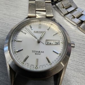 Seiko titanium watch